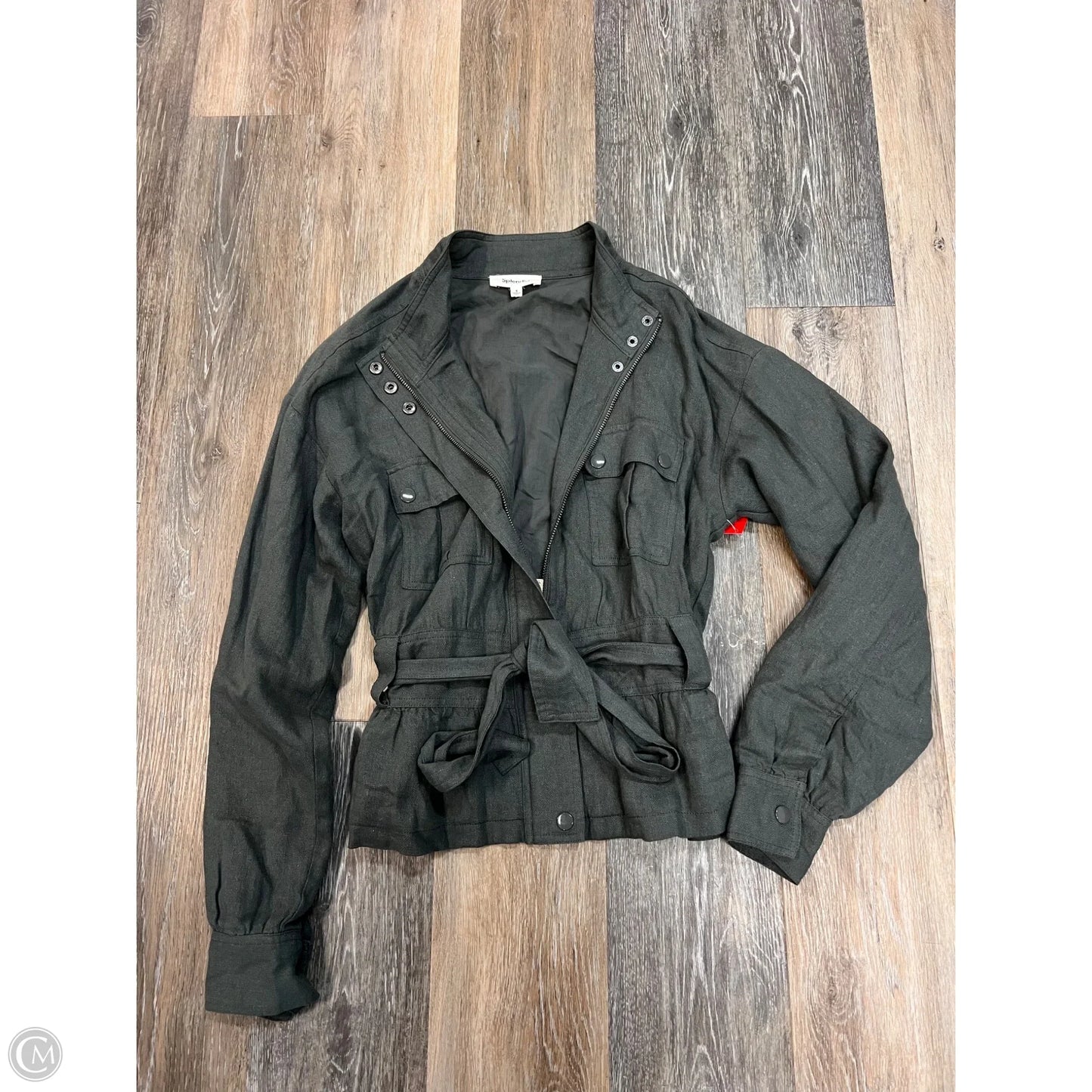 Jacket Utility By Splendid In Green, Size: S