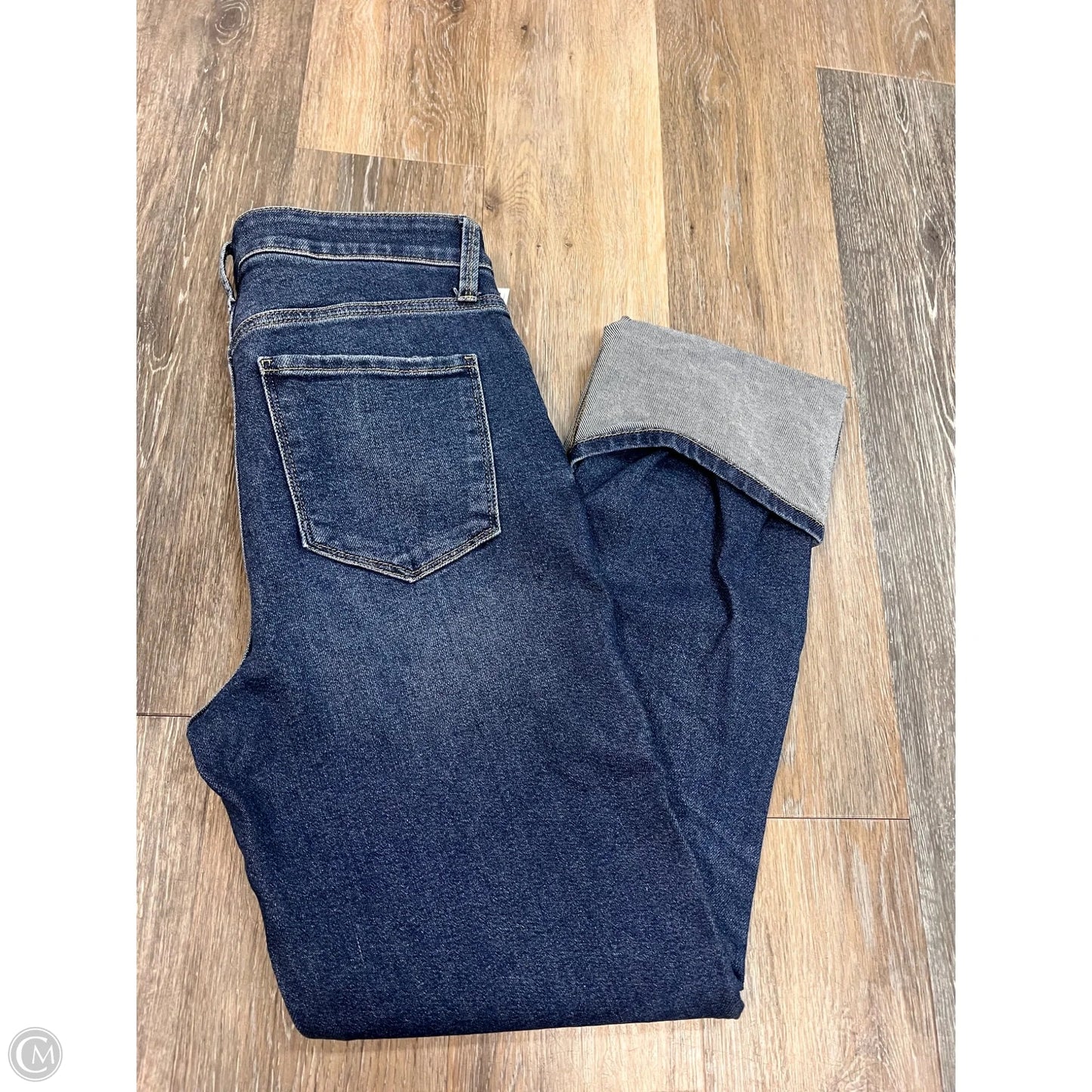 Jeans Straight By Evereve In Blue Denim, Size: 8