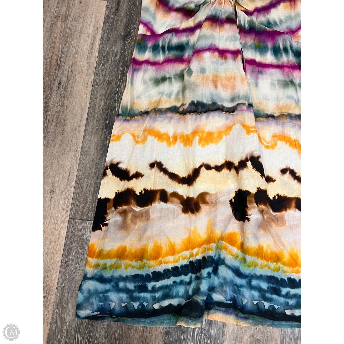 Dress Casual Maxi By Banana Republic In Tie Dye Print, Size: Xl