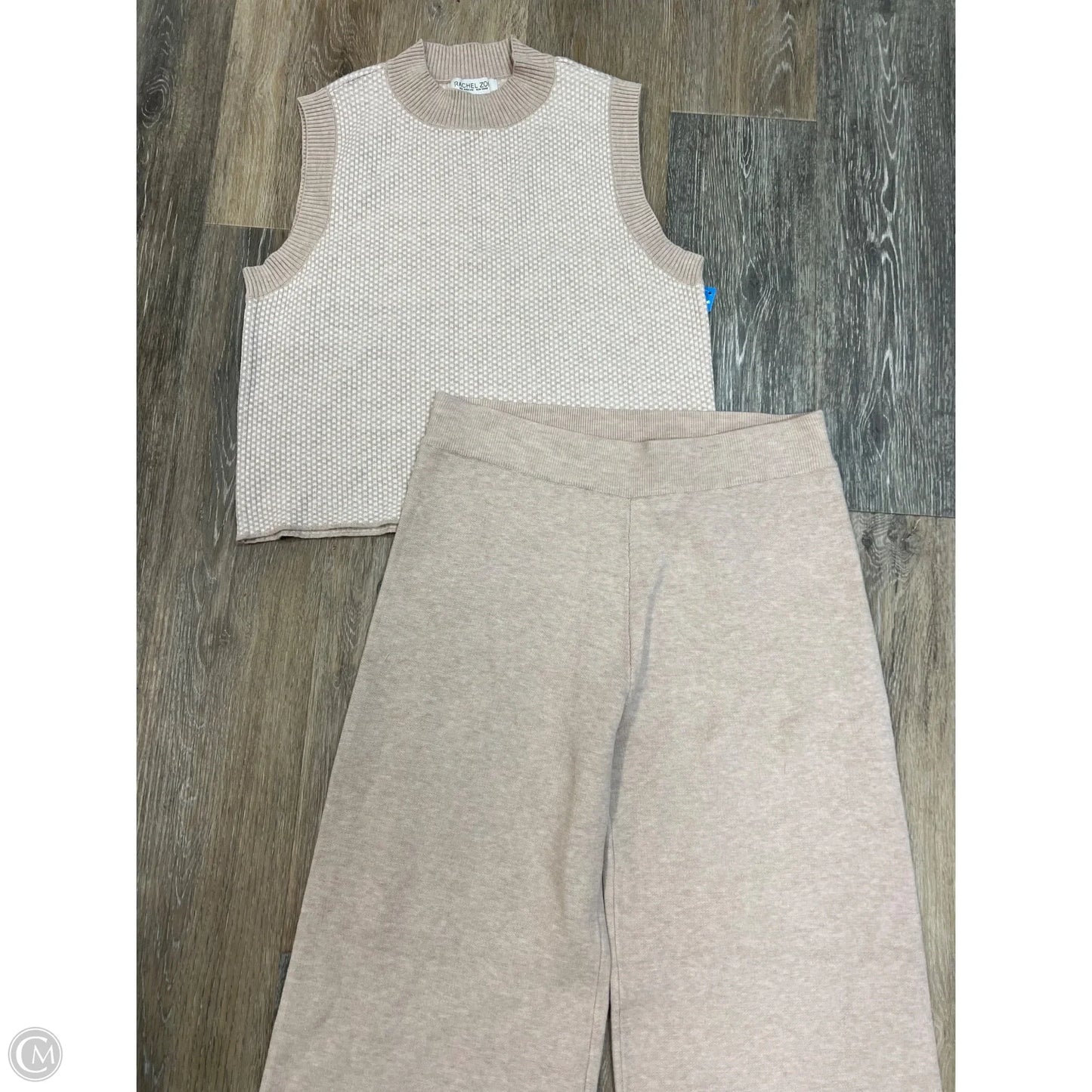 Lounge Set Pants By Rachel Zoe In Tan, Size: M