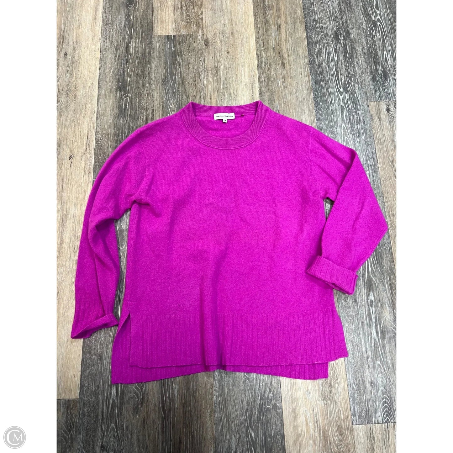 Sweater Cashmere By White And Warren In Purple, Size: M