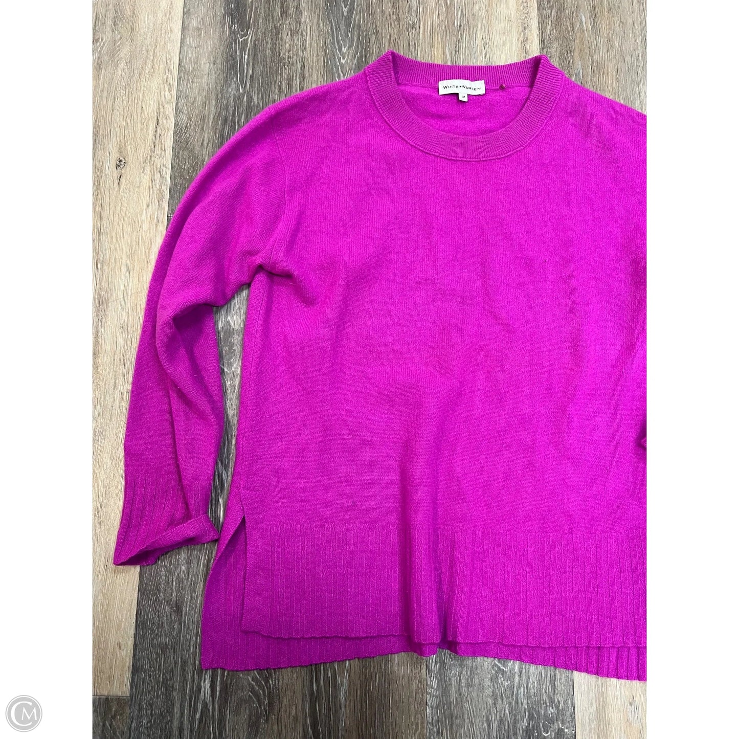 Sweater Cashmere By White And Warren In Purple, Size: M