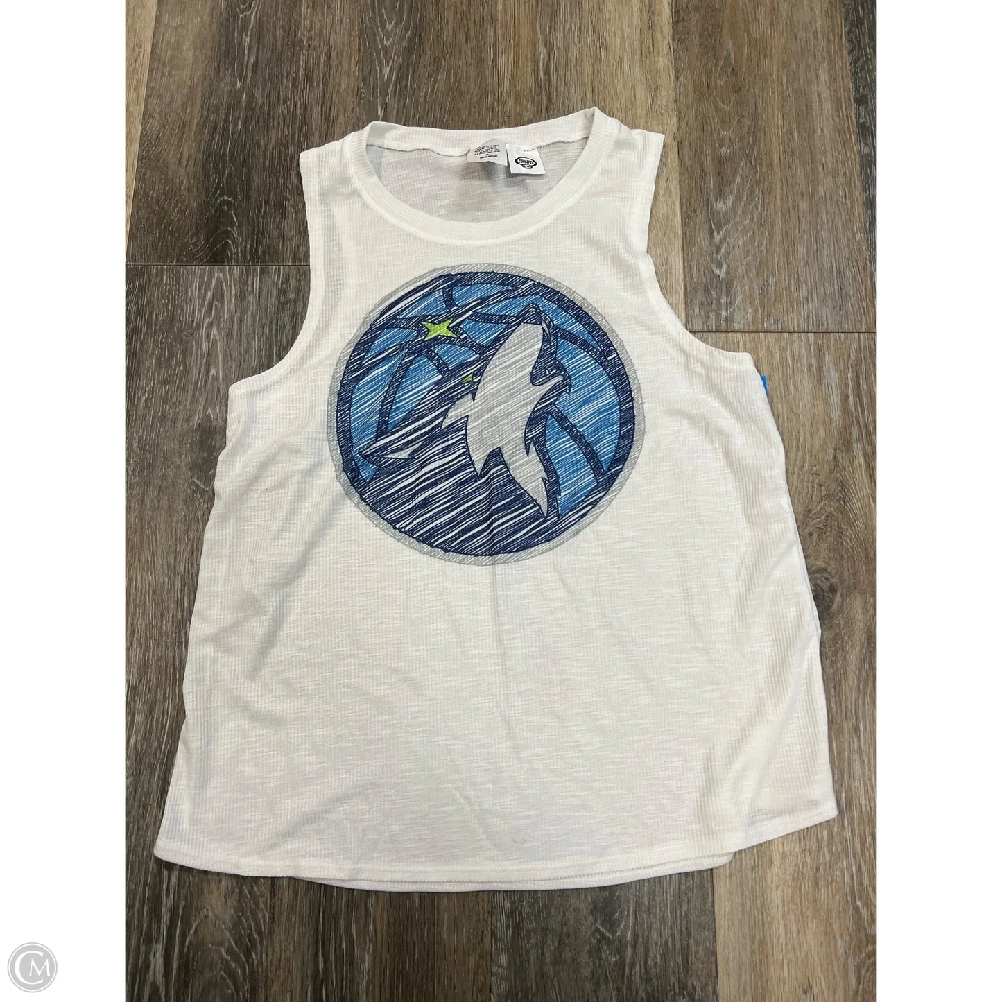 Athletic Tank Top By NBA In White, Size: M