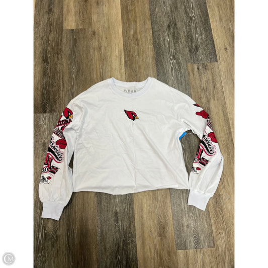 Athletic Top Long Sleeve Crewneck By Nfl In White, Size: Xs
