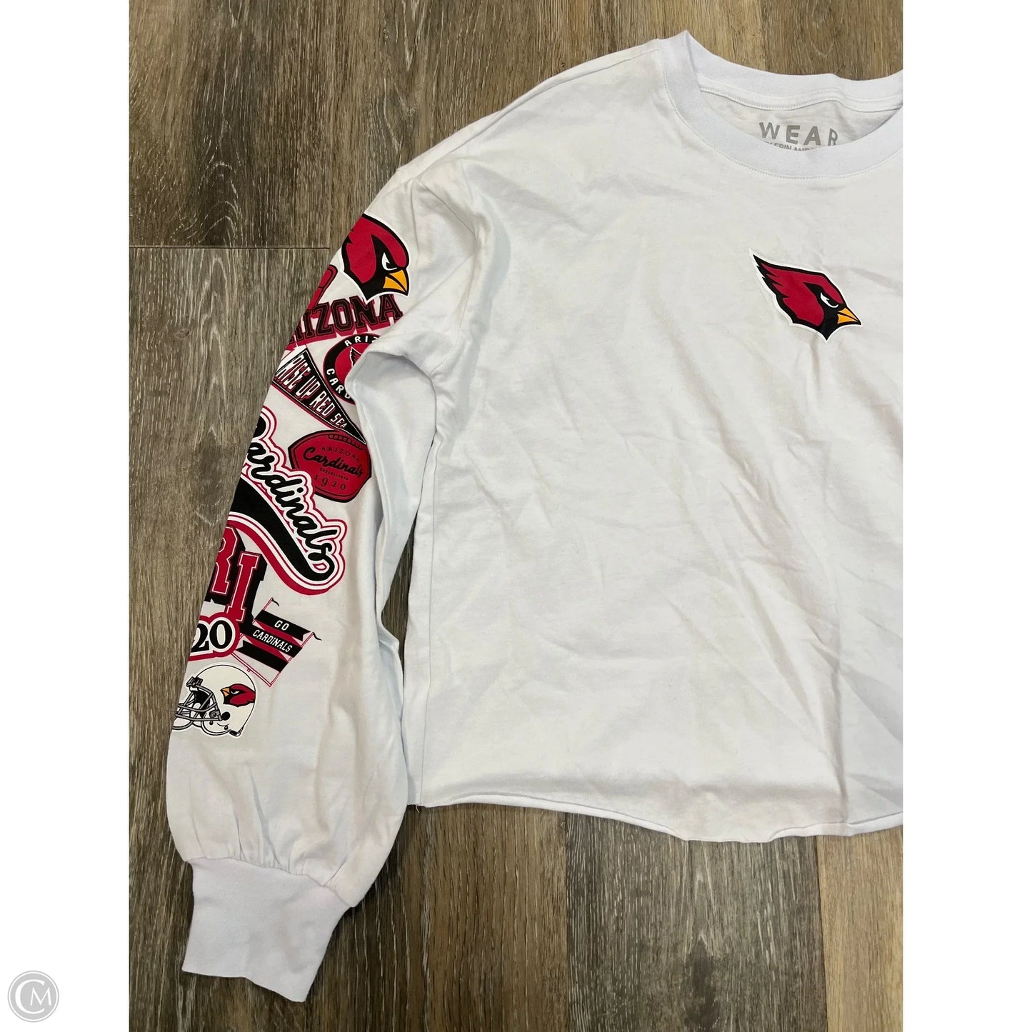 Athletic Top Long Sleeve Crewneck By Nfl In White, Size: Xs