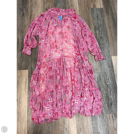 Dress Casual Maxi By Free People In Floral Print, Size: Xs