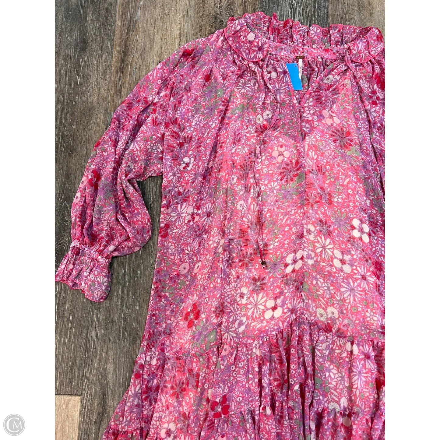 Dress Casual Maxi By Free People In Floral Print, Size: Xs