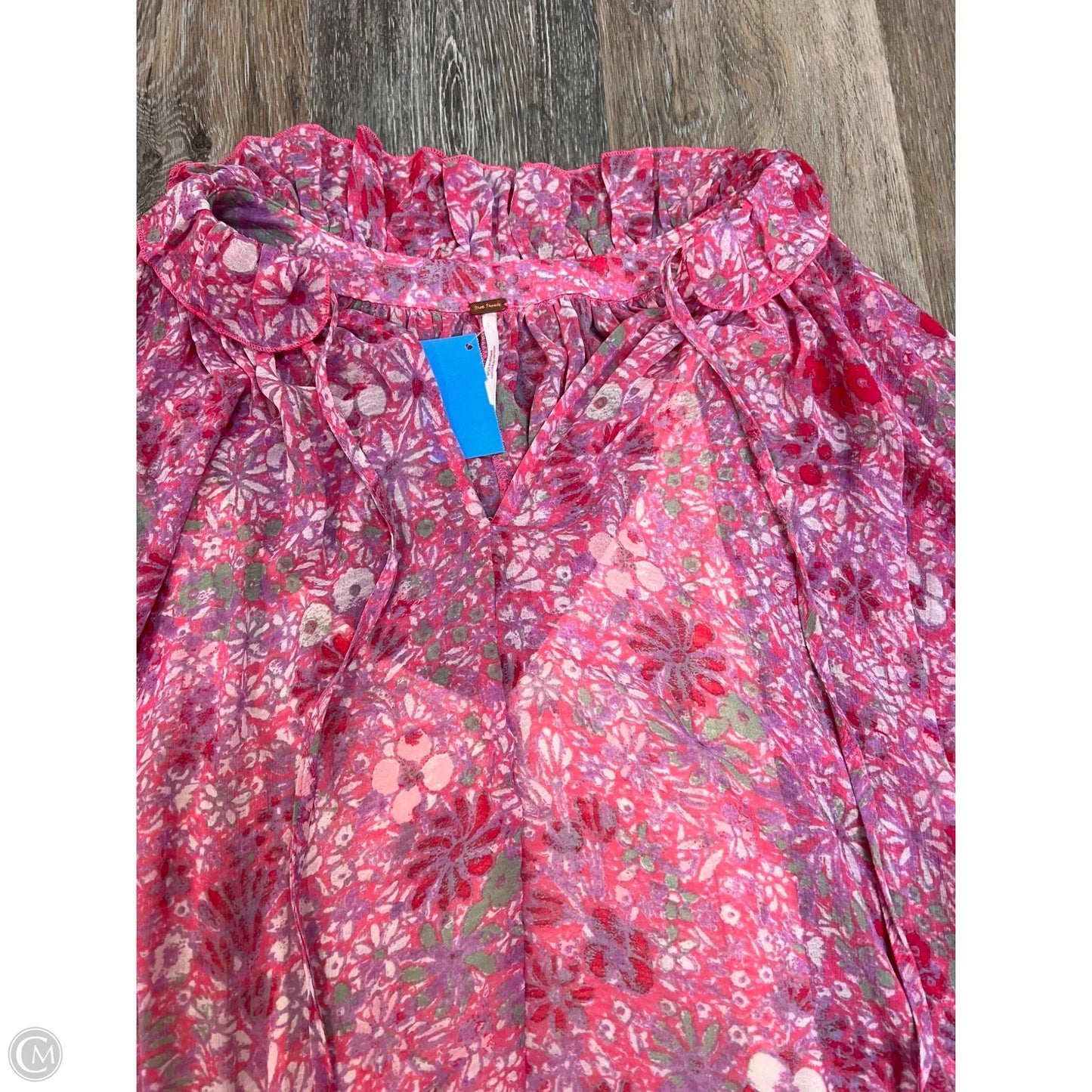 Dress Casual Maxi By Free People In Floral Print, Size: Xs