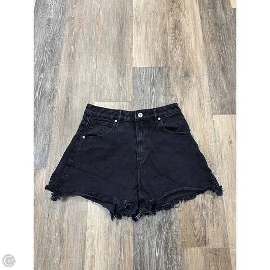 Shorts By Abrand Jeans In Black Denim, Size: 4