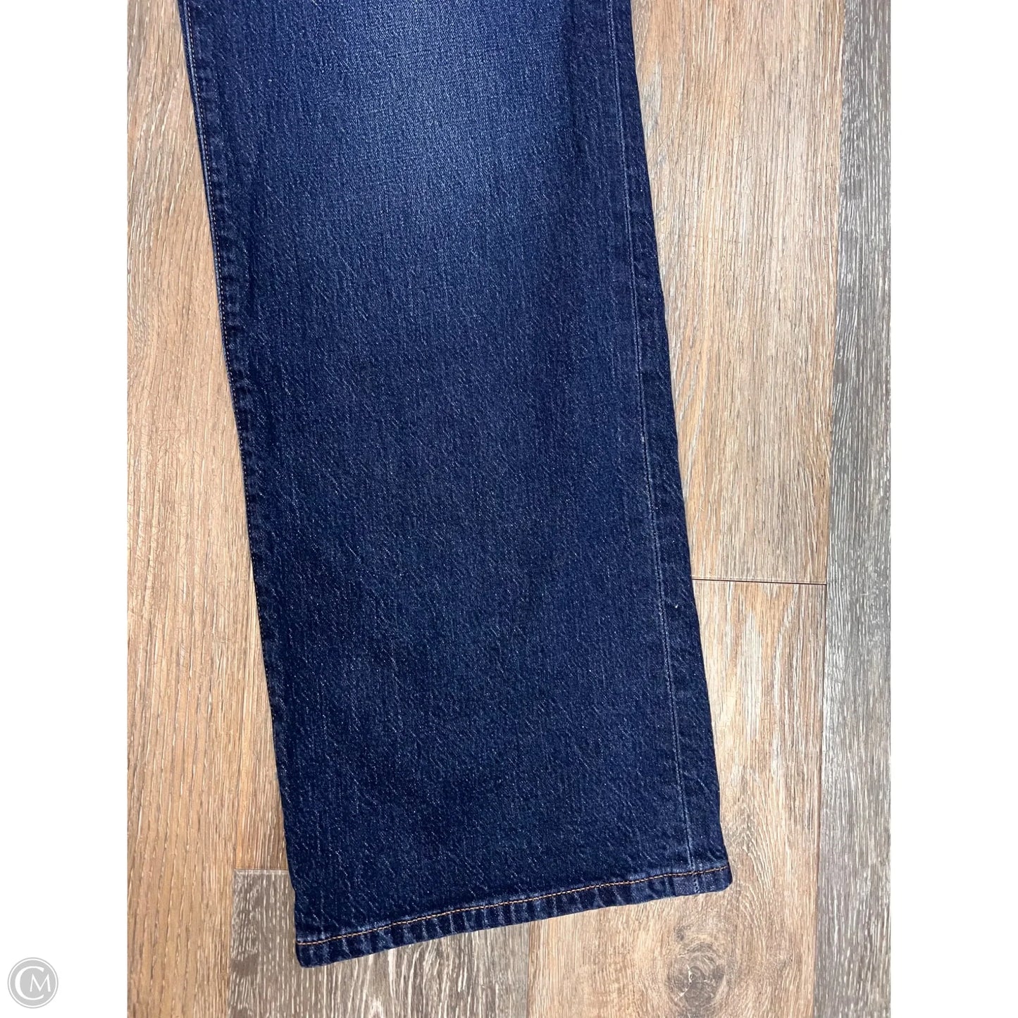 Jeans Wide Leg By J. Crew In Blue Denim, Size: 2/26