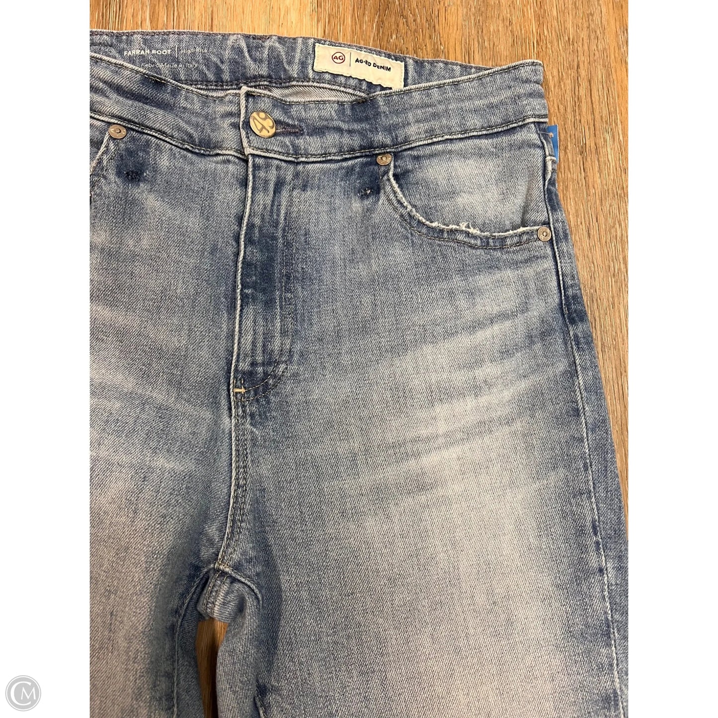 -Jeans Boot Cut By Adriano Goldschmied In Blue Denim, Size: 6/28