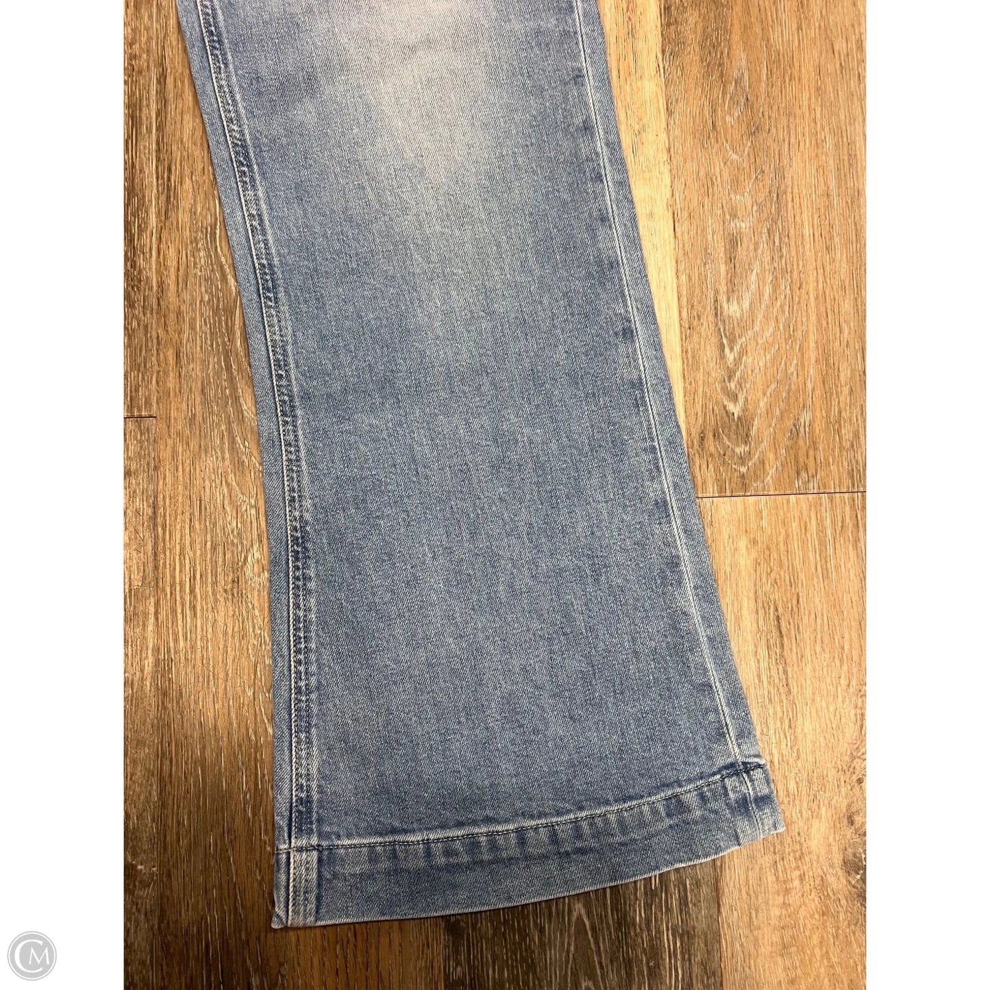 Jeans Wide Leg By Paige In Blue Denim, Size: 6/28