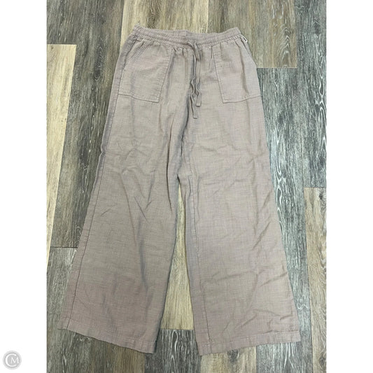 Pants Wide Leg By Bobi In Tan, Size: M