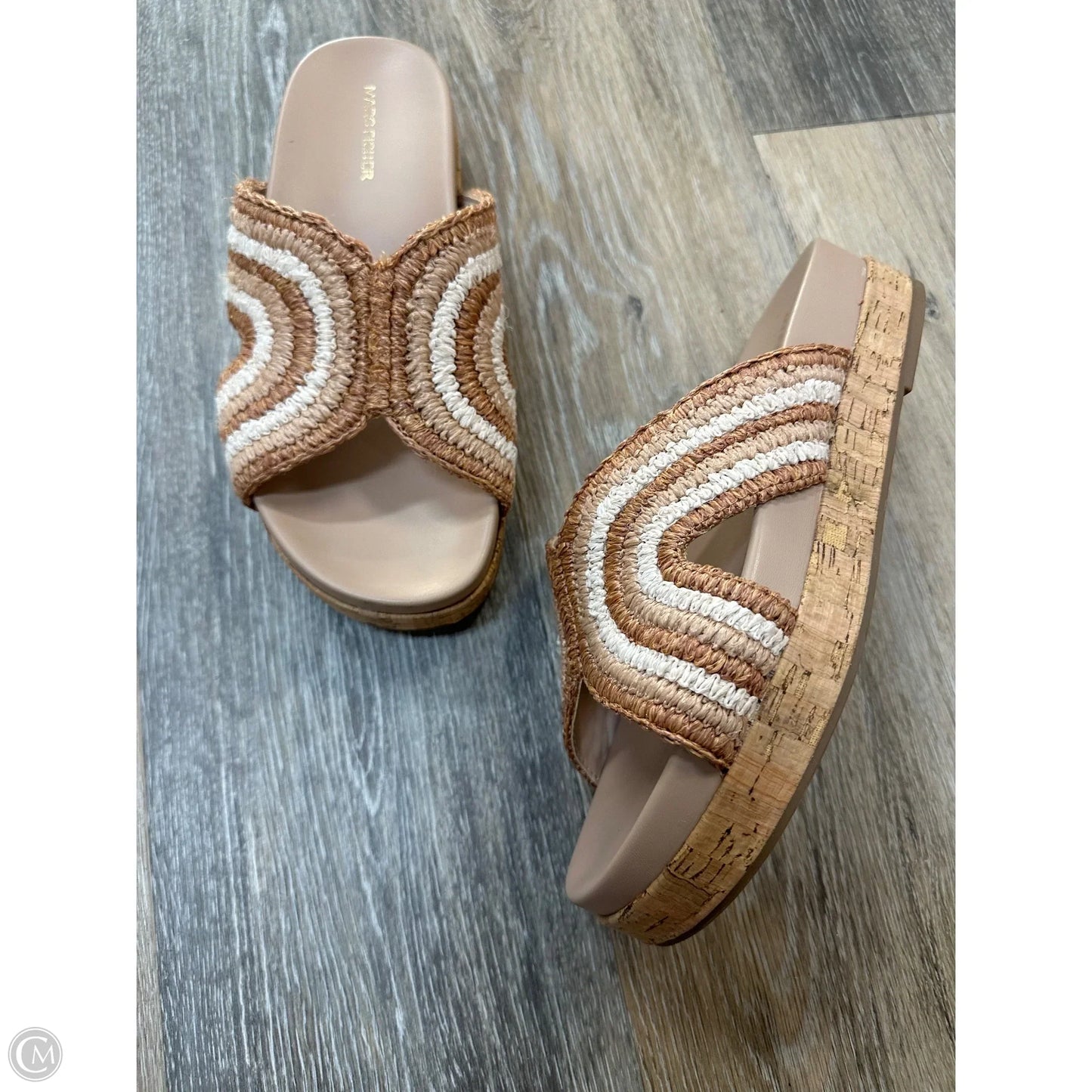 Sandals Flats By Marc Fisher In Tan, Size: 8