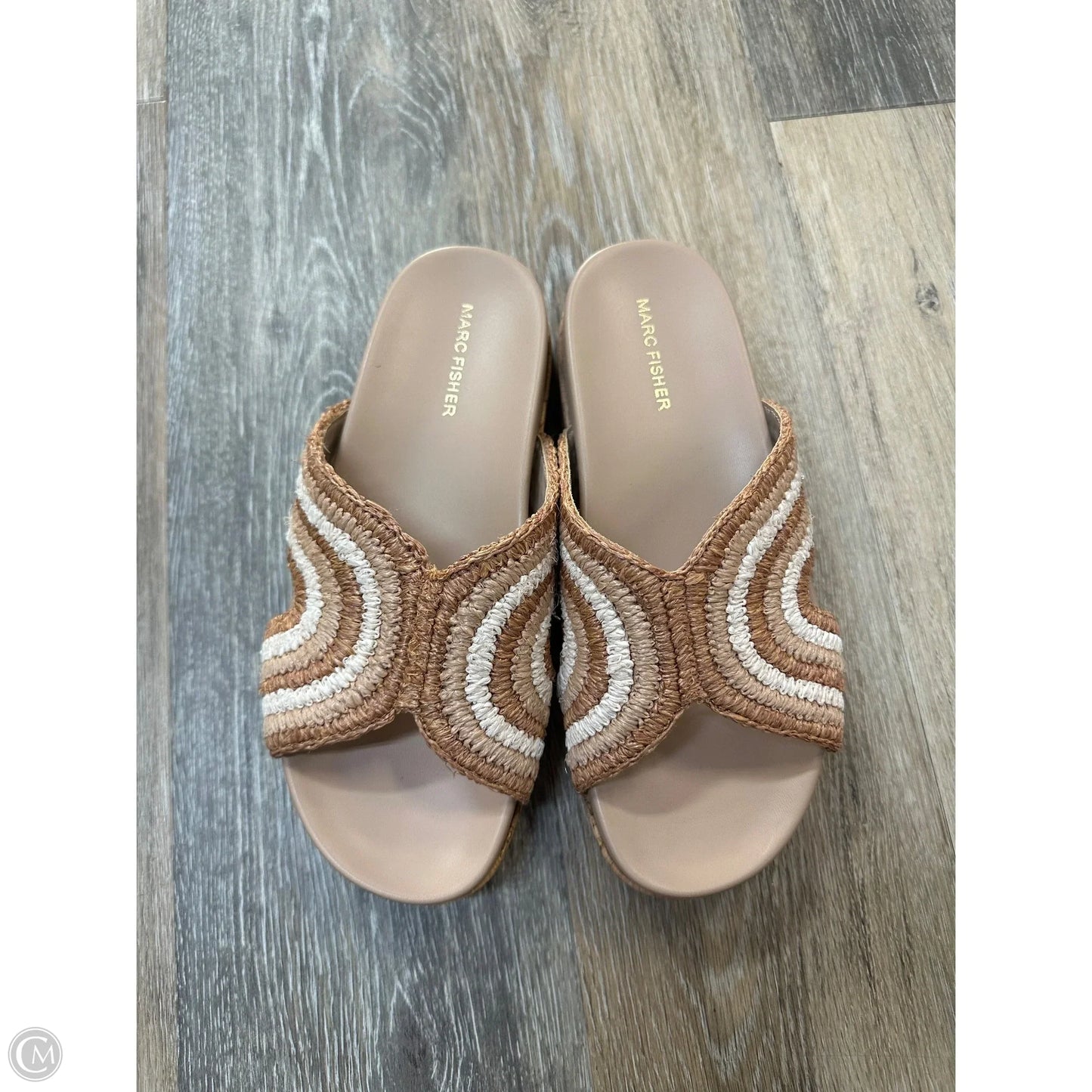Sandals Flats By Marc Fisher In Tan, Size: 8