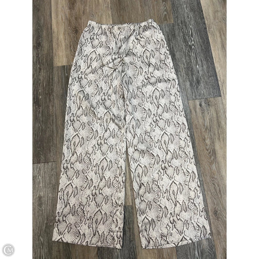 Pants Wide Leg By A New Day In Snakeskin Print, Size: Xs
