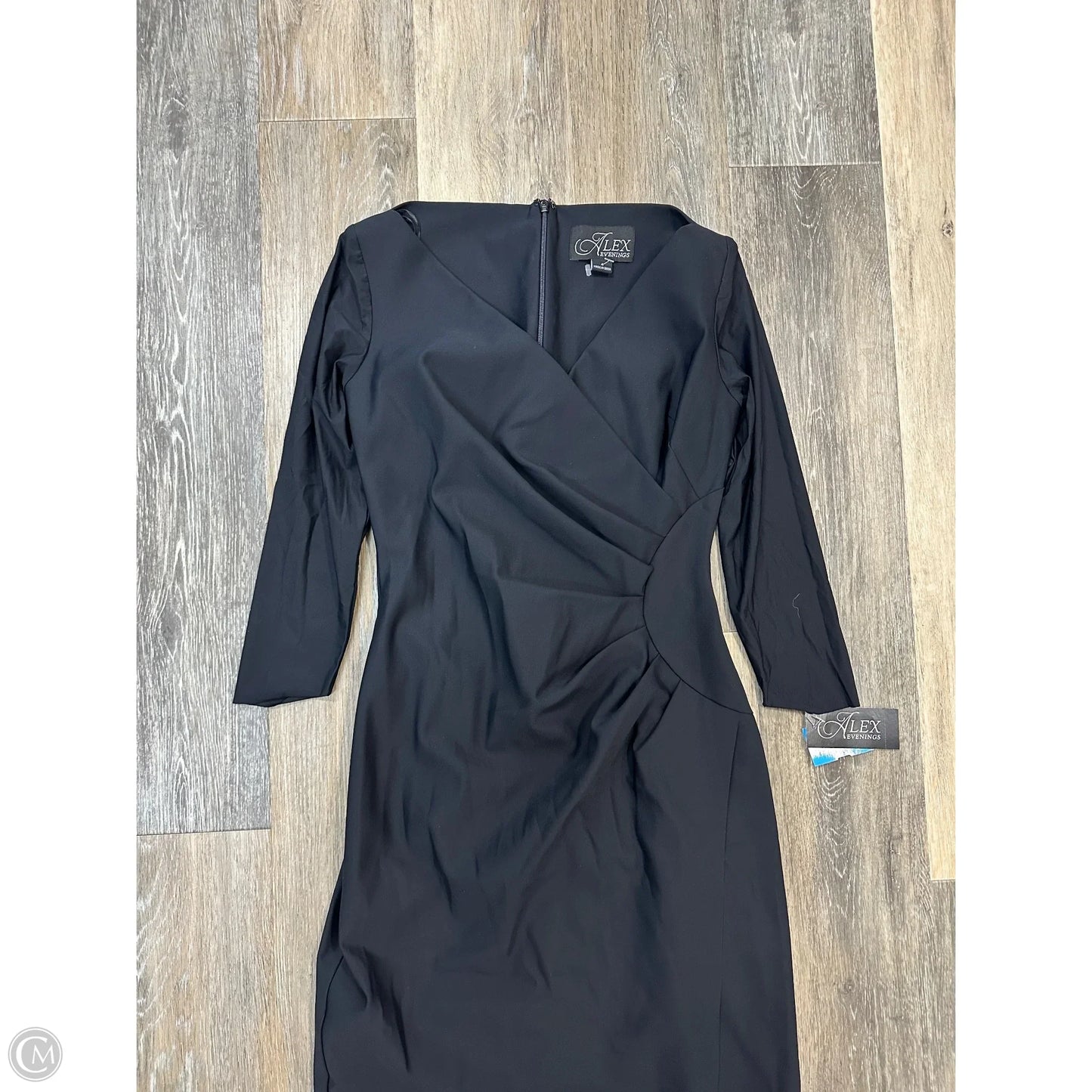 Dress Party Long By Alex Evenings In Black, Size: 4