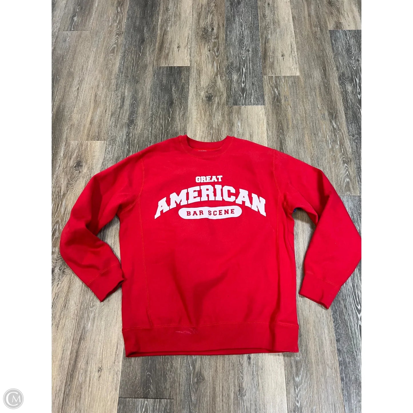 Sweatshirt Crewneck By Zach Bryan In Red, Size: L