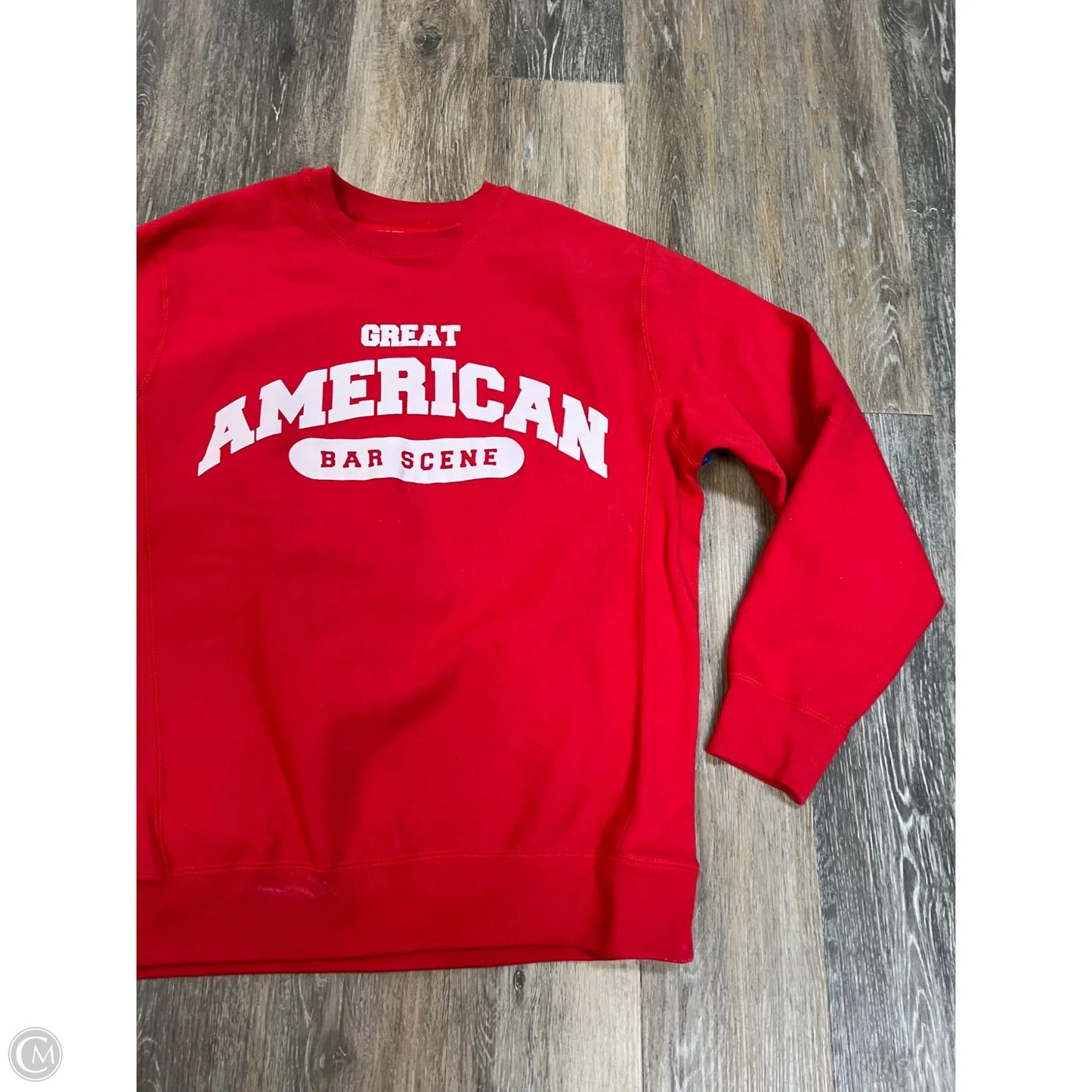 Sweatshirt Crewneck By Zach Bryan In Red, Size: L