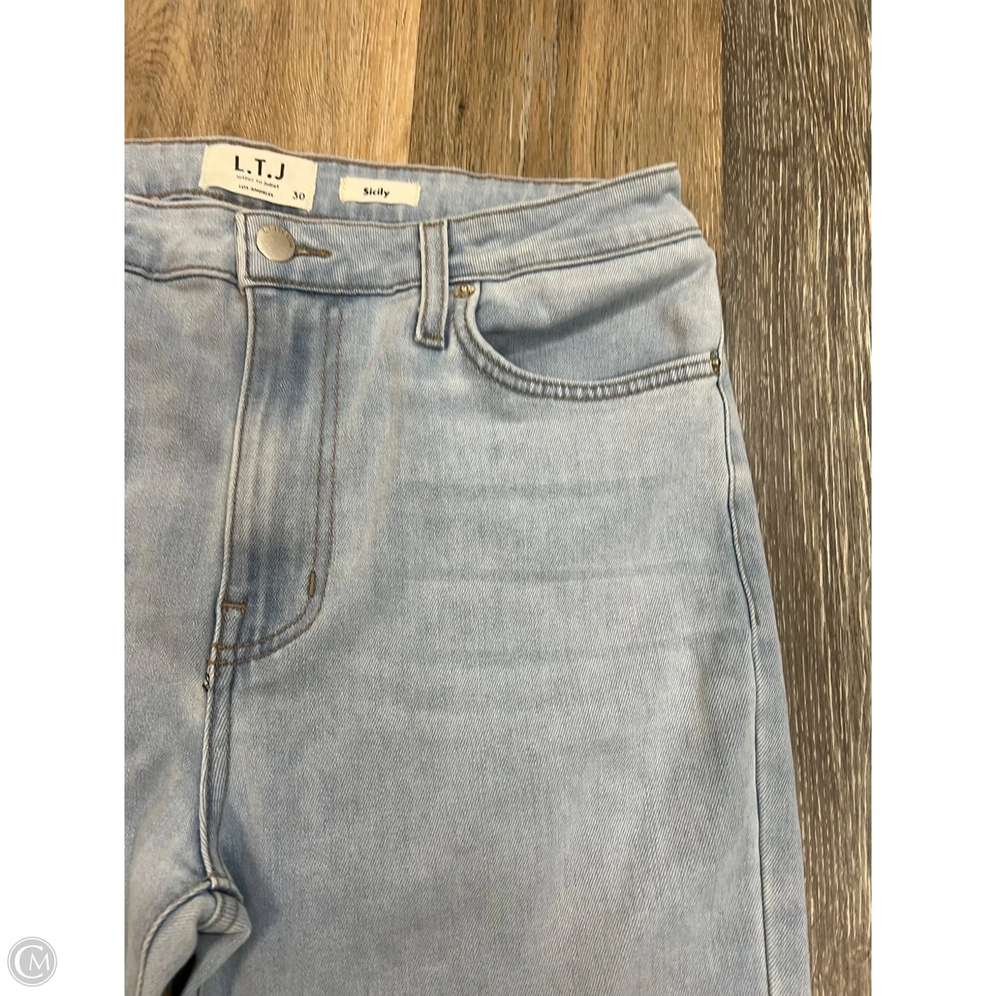 Jeans Straight By Letters to Juliet In Blue Denim, Size: 10/30