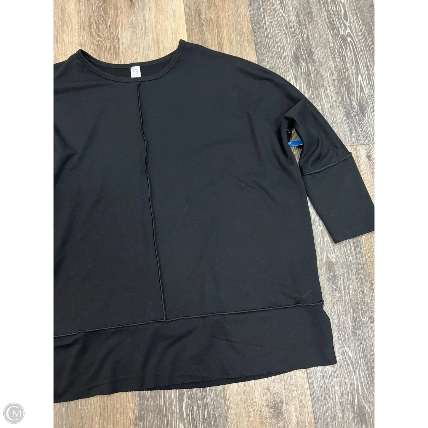 Top Long Sleeve By Spanx In Black, Size: L