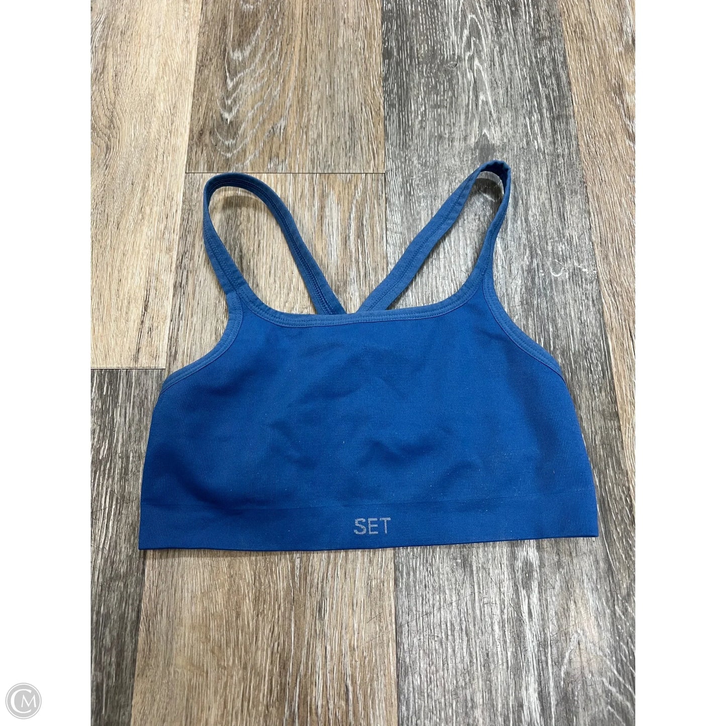 Athletic Bra By Set Active  In Blue, Size: S