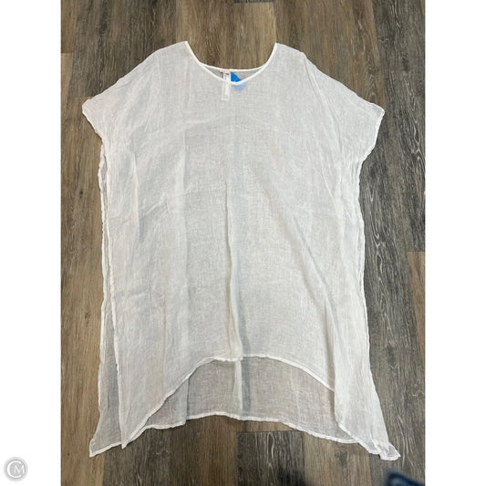 Swimwear Cover-up By Eileen Fisher In White, Size: S/M