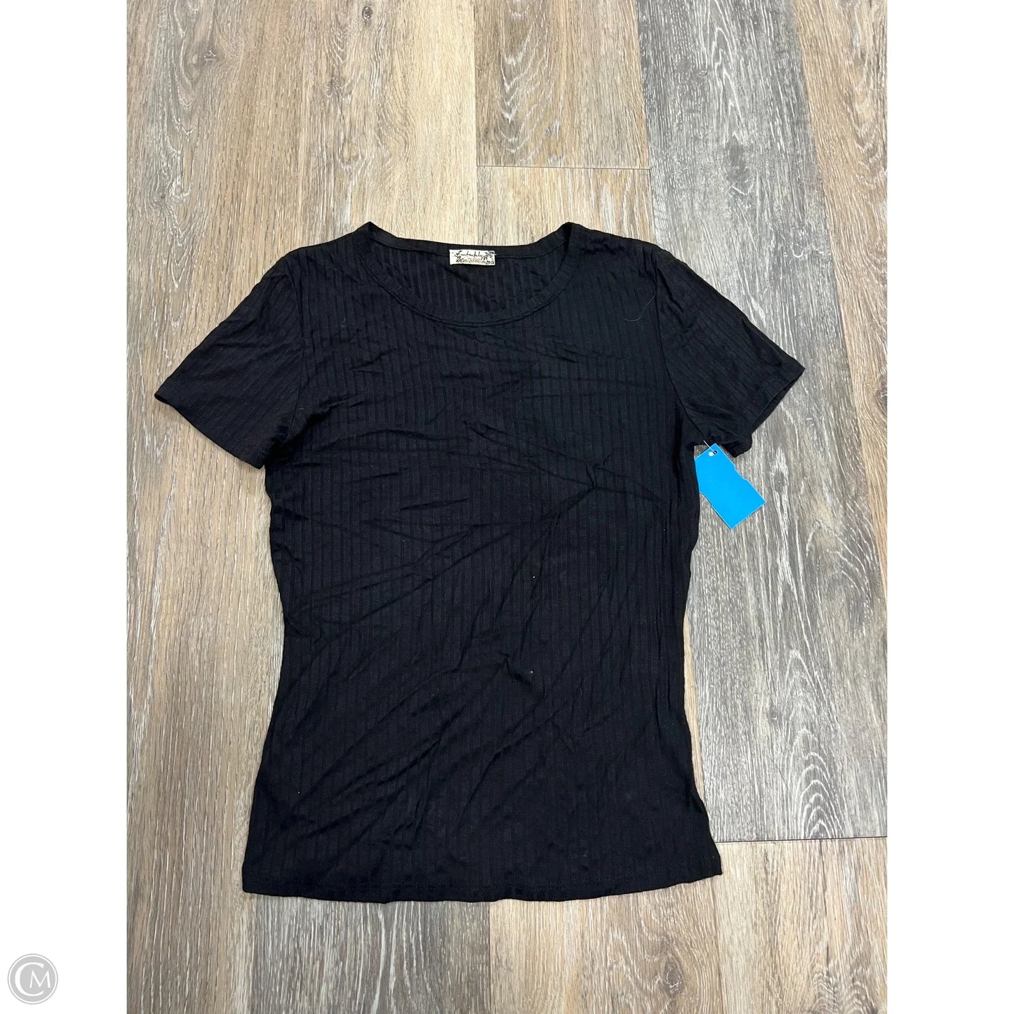 Top Short Sleeve By Free People In Black, Size: Xs