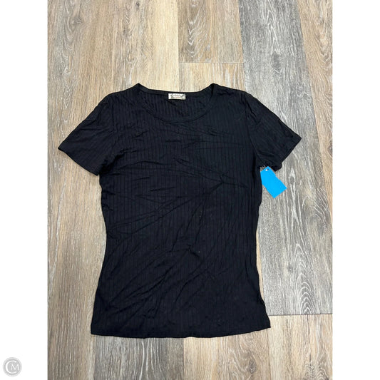Top Short Sleeve By Free People In Black, Size: Xs