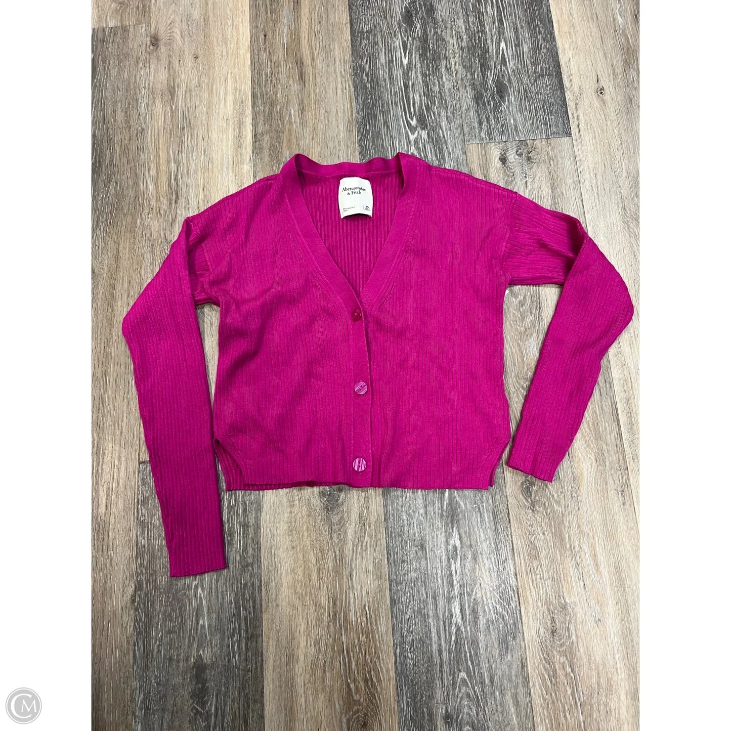 Sweater Cardigan By Abercrombie And Fitch In Pink, Size: Xs