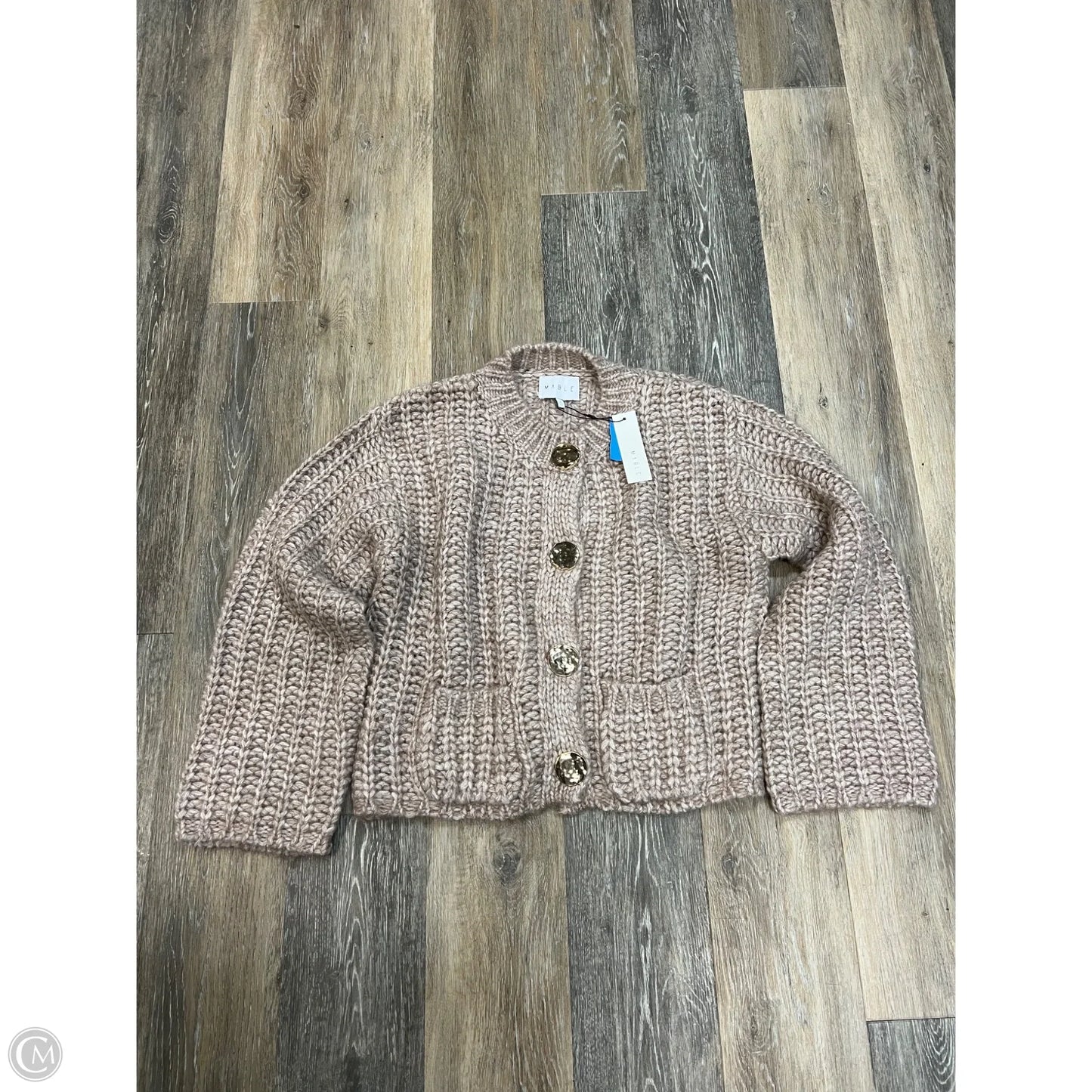 Sweater By Mable In Tan, Size: L