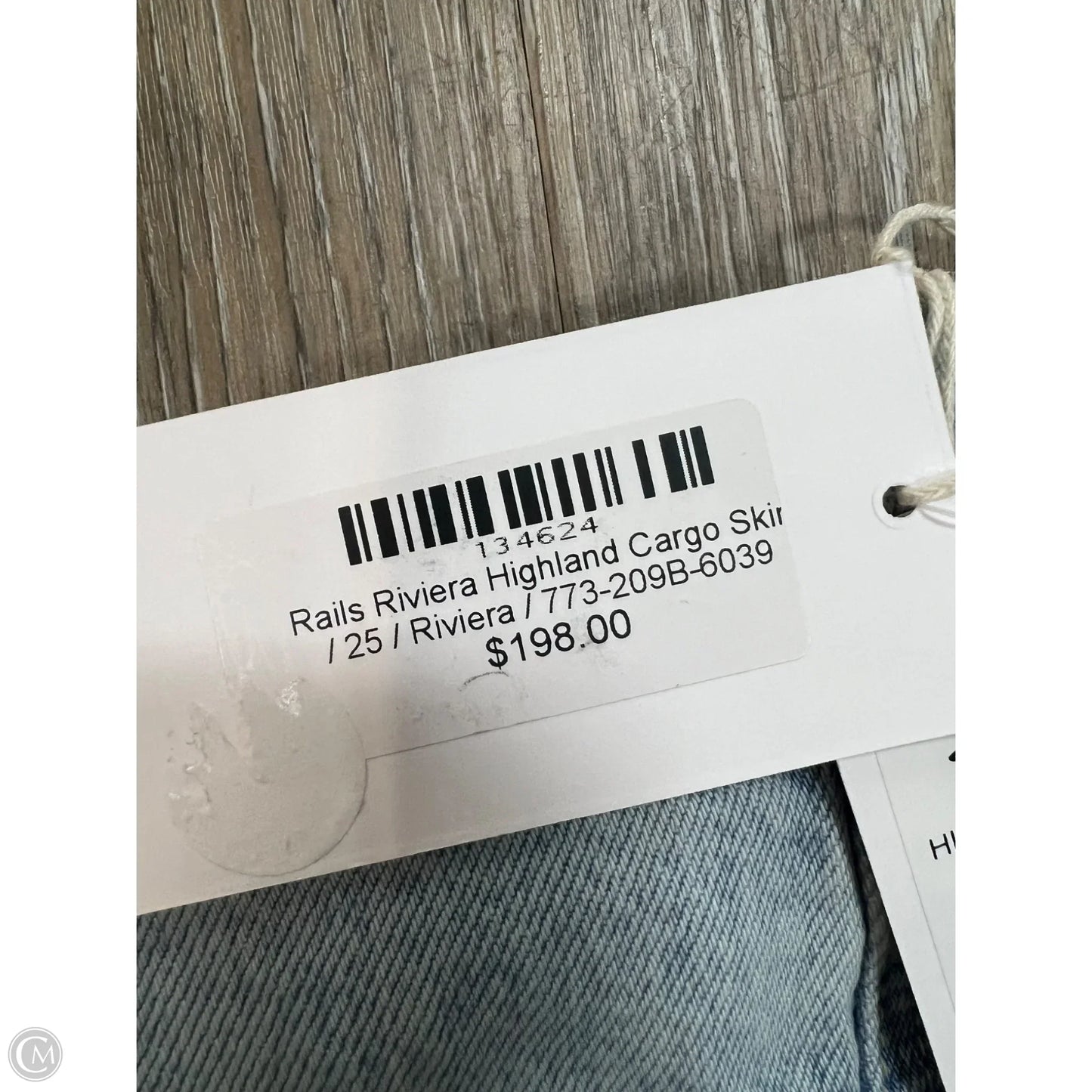 Skirt Midi By Rails In Blue Denim, Size: 01/25