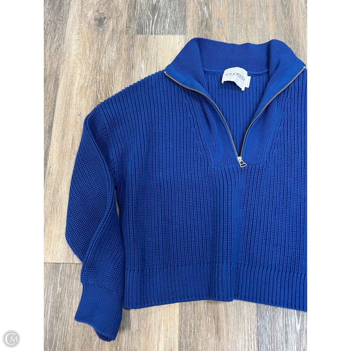 Sweater Designer By Closed In Blue, Size: S