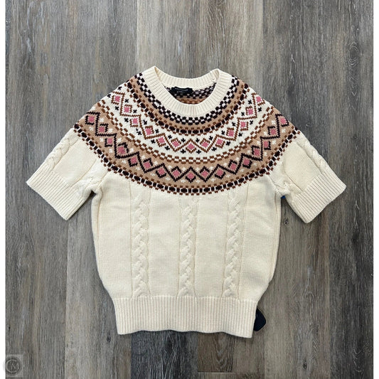 Sweater By Ann Taylor In Cream, Size: S