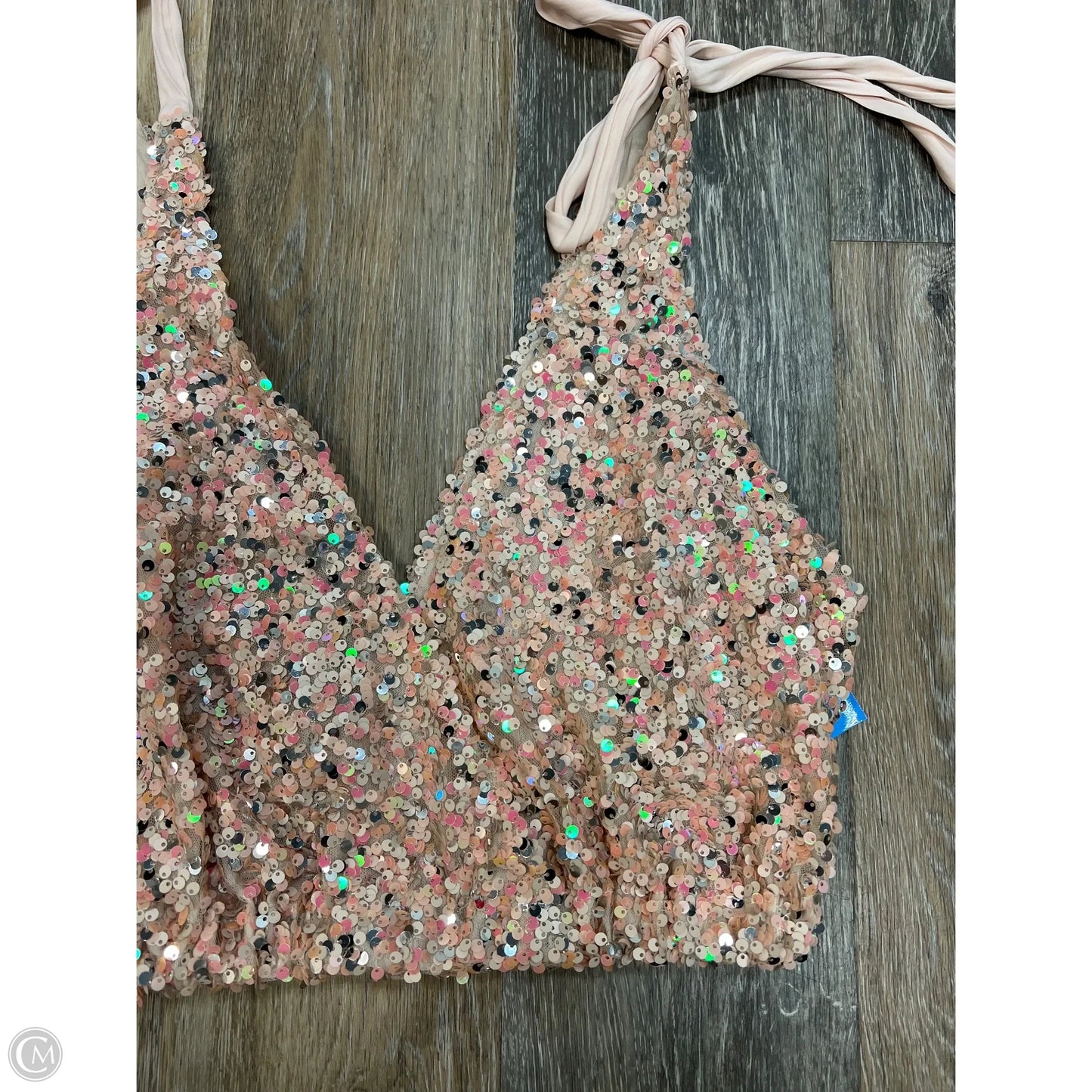 Top Sleeveless By Free People In Pink, Size: S