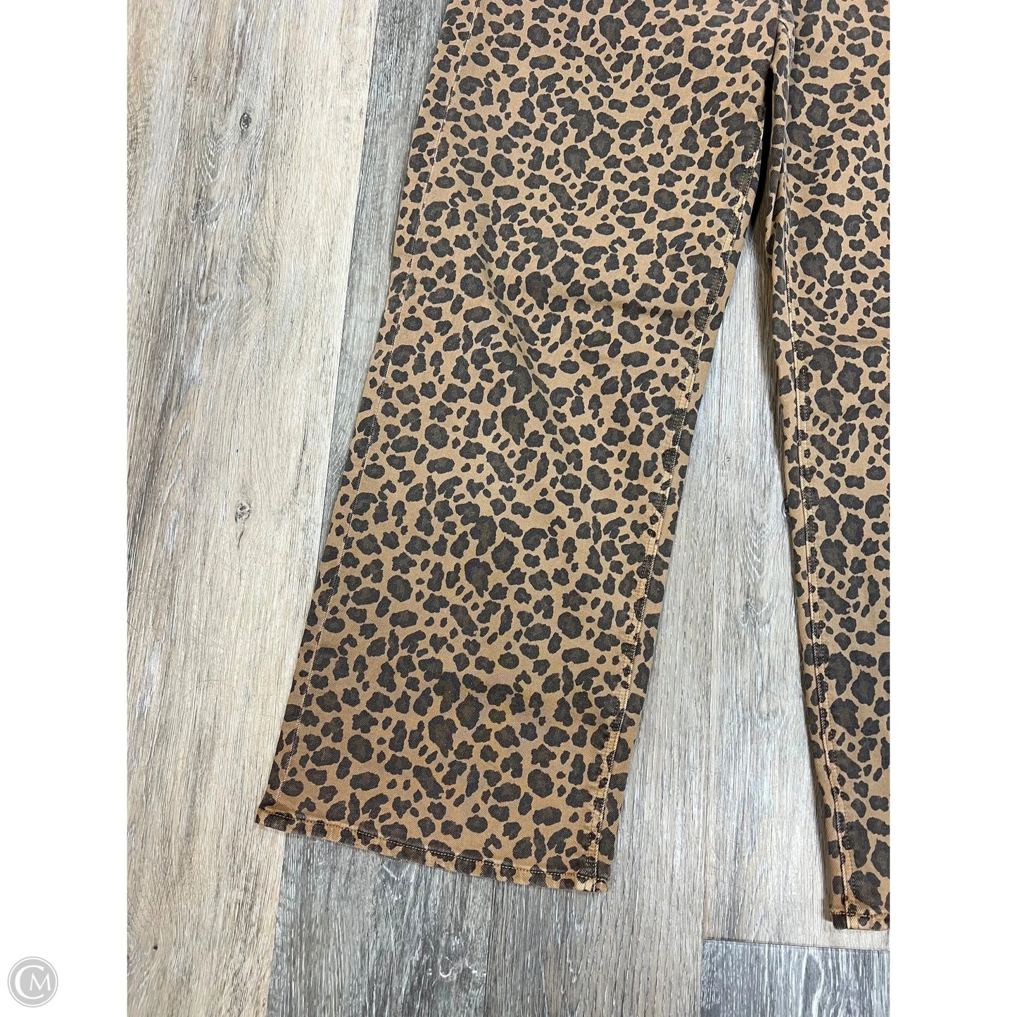 Jeans Wide Leg By American Eagle In Animal Print, Size: 8l