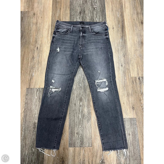Jeans Skinny By Mother In Grey Denim, Size: 8