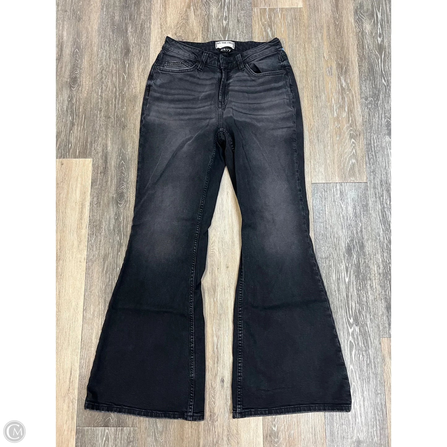 Jeans Flared By We The Free In Black Denim, Size: 2