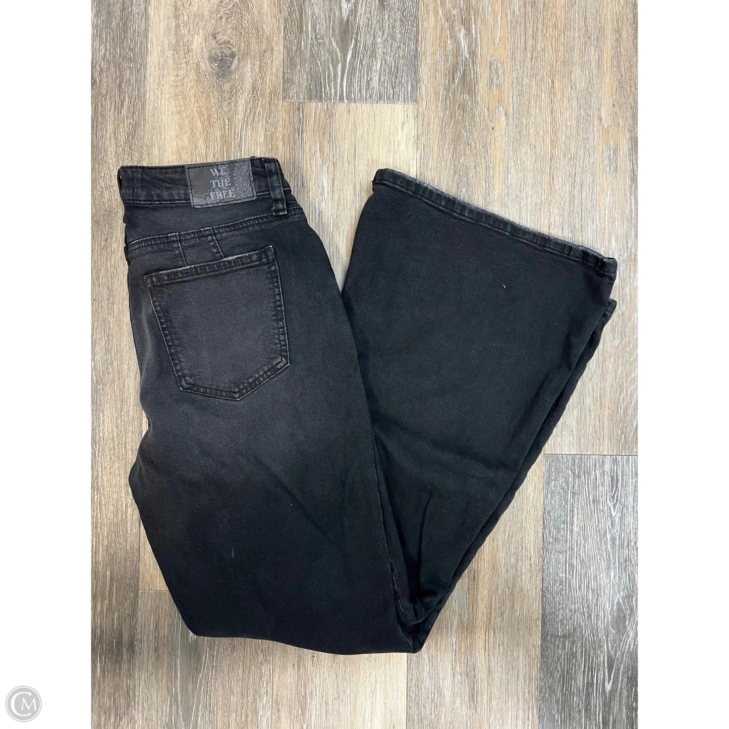 Jeans Flared By We The Free In Black Denim, Size: 2