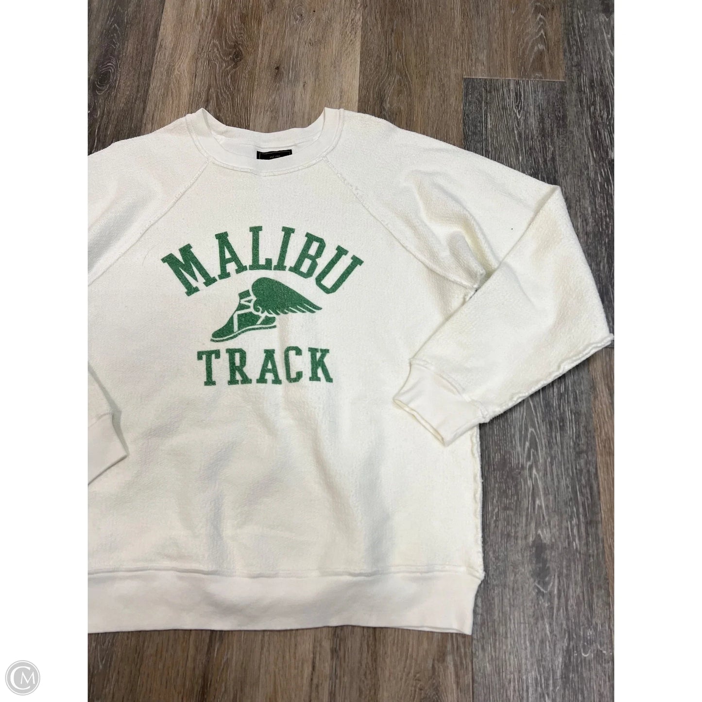 Sweatshirt Crewneck By Retrobrand In White, Size: S