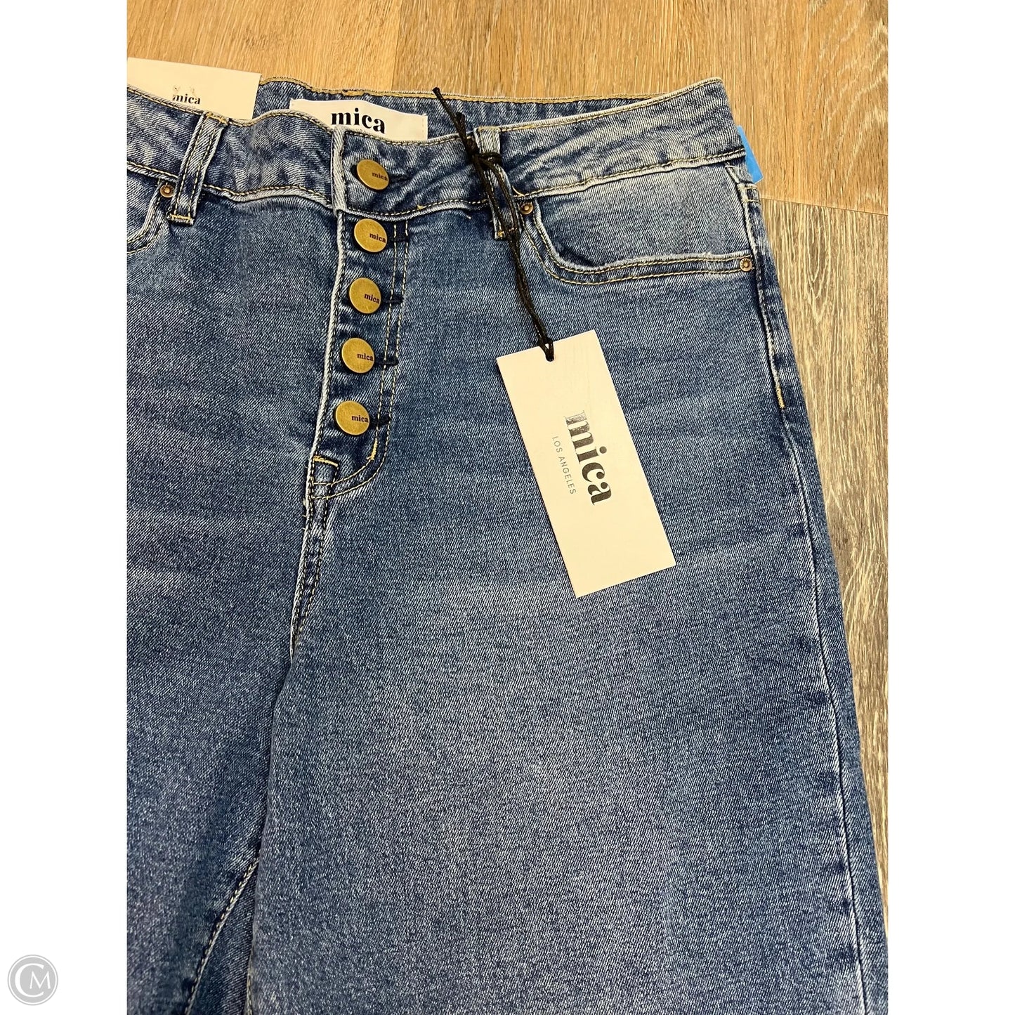 Jeans Wide Leg By Micas In Blue Denim, Size: 8/29