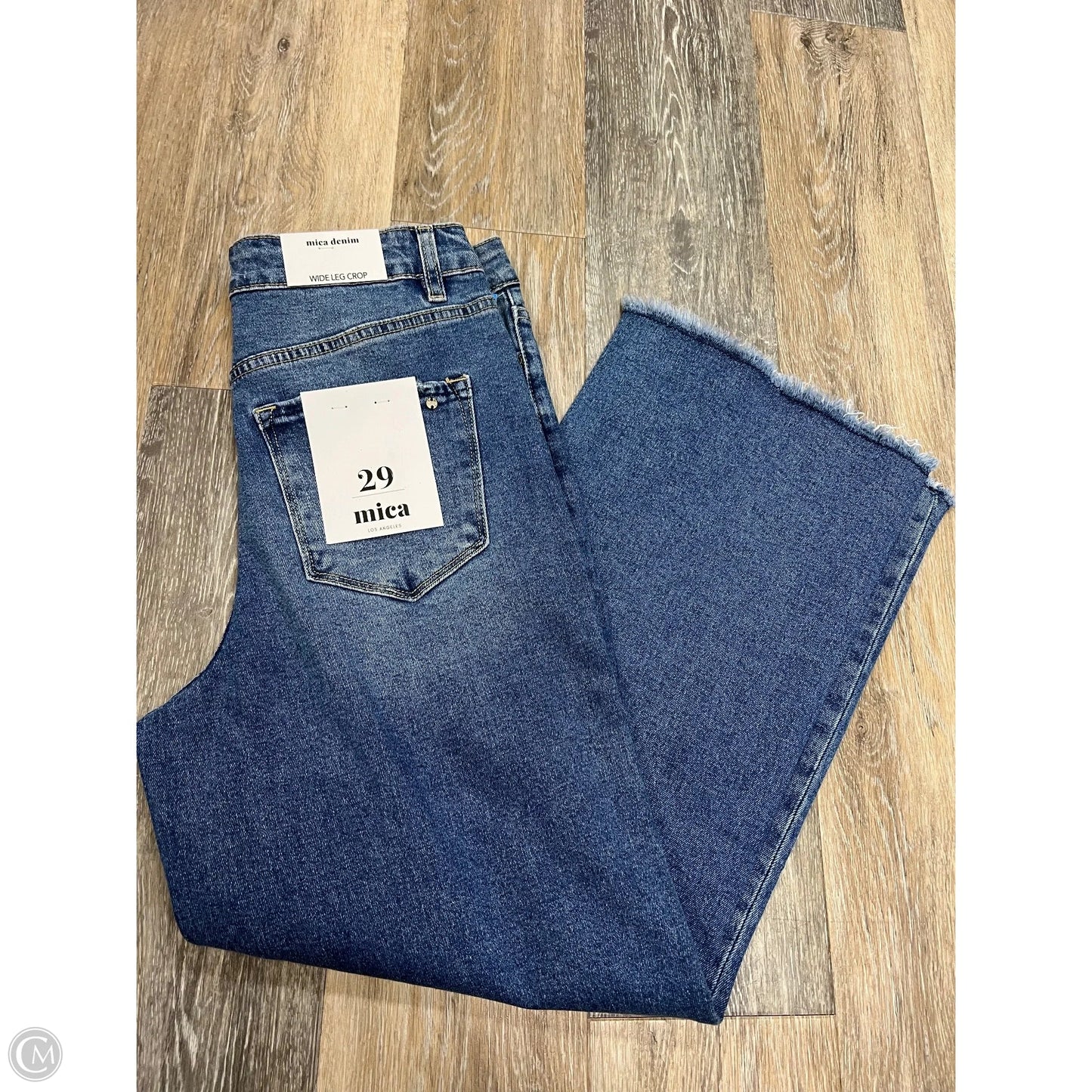 Jeans Wide Leg By Micas In Blue Denim, Size: 8/29