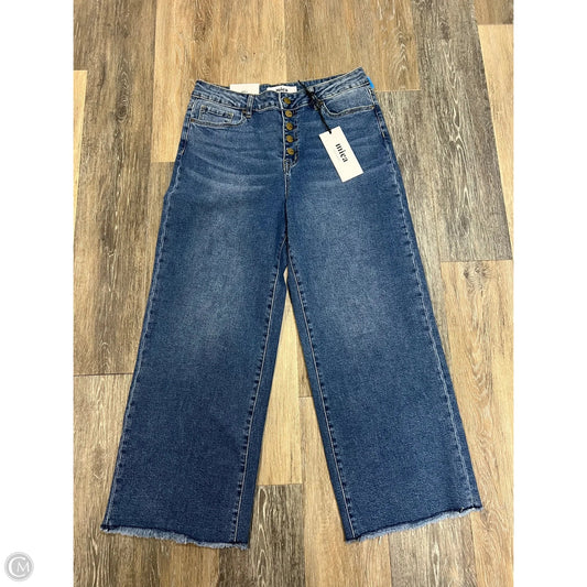 -Jeans Wide Leg By Micas In Blue Denim, Size: 10/30
