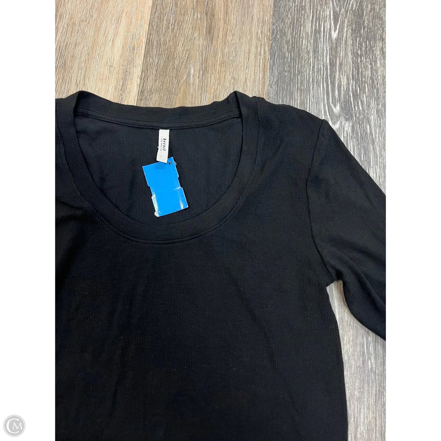 Top Long Sleeve By Be Cool In Black, Size: S