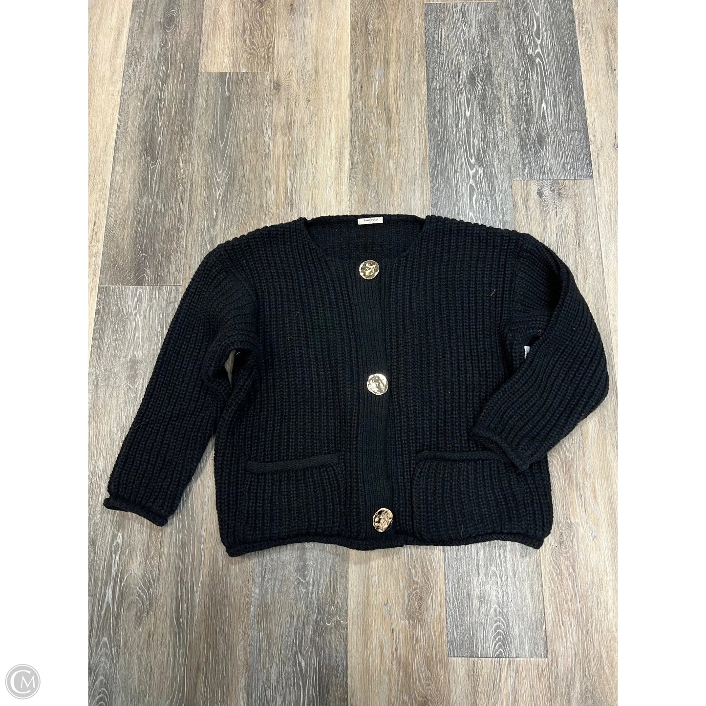 Sweater Cardigan By Sunday Up In Black, Size: L