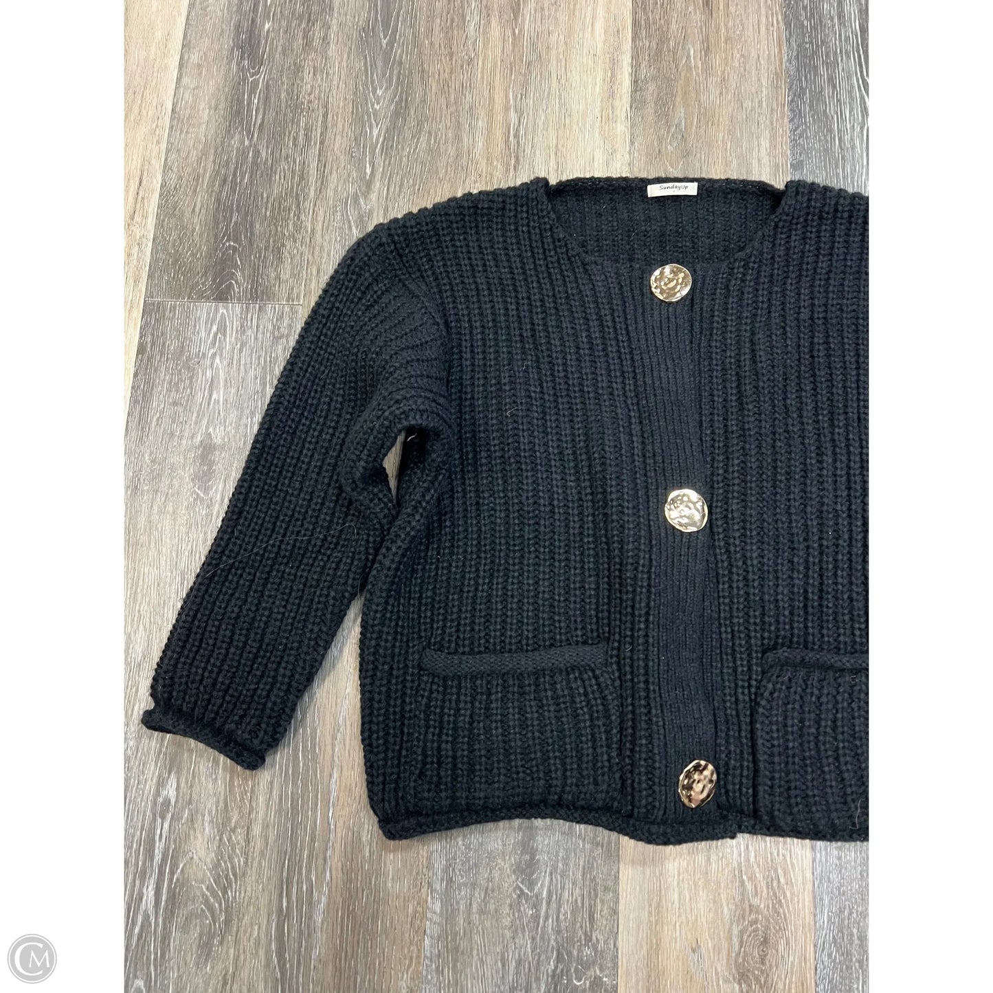 Sweater Cardigan By Sunday Up In Black, Size: L