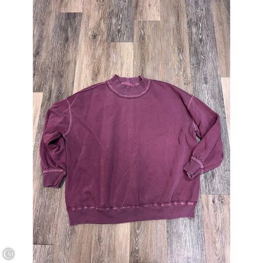 Sweatshirt Collar By We The Free In Mauve, Size: S