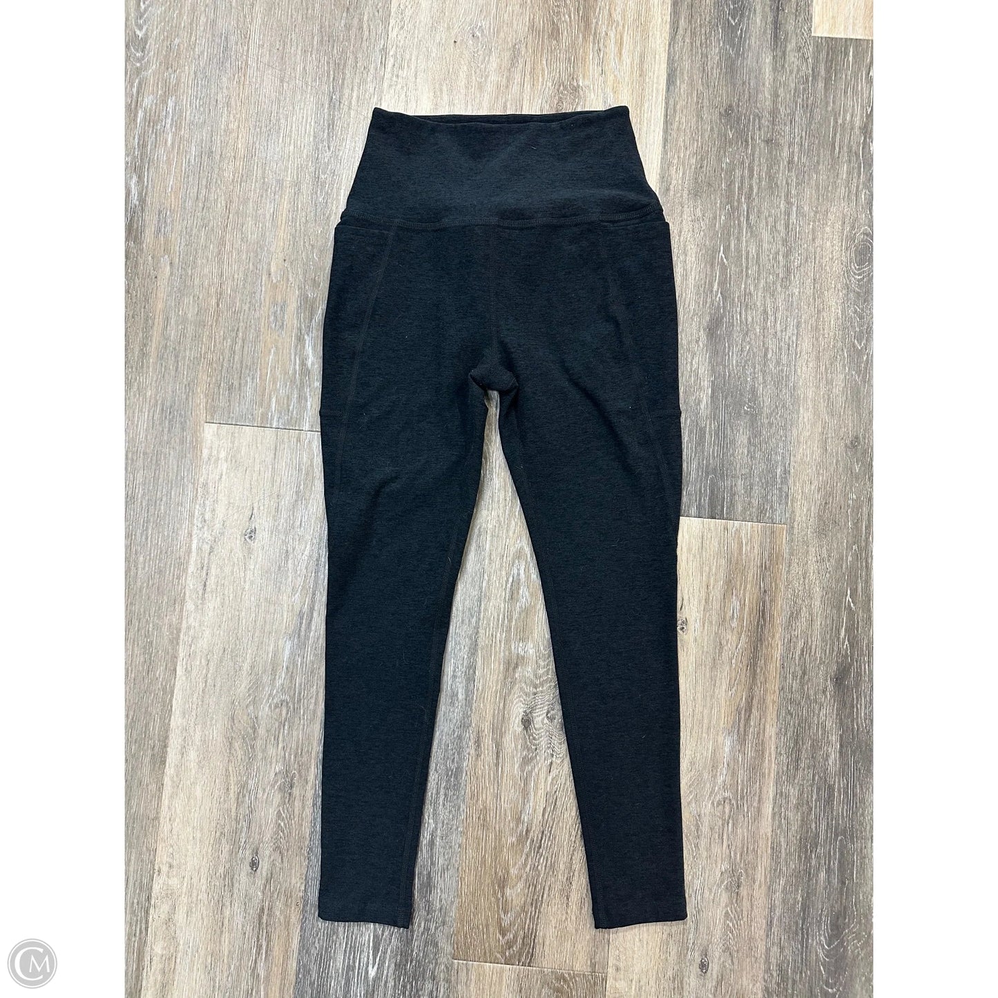 Athletic Leggings By Beyond Yoga In Grey, Size: M