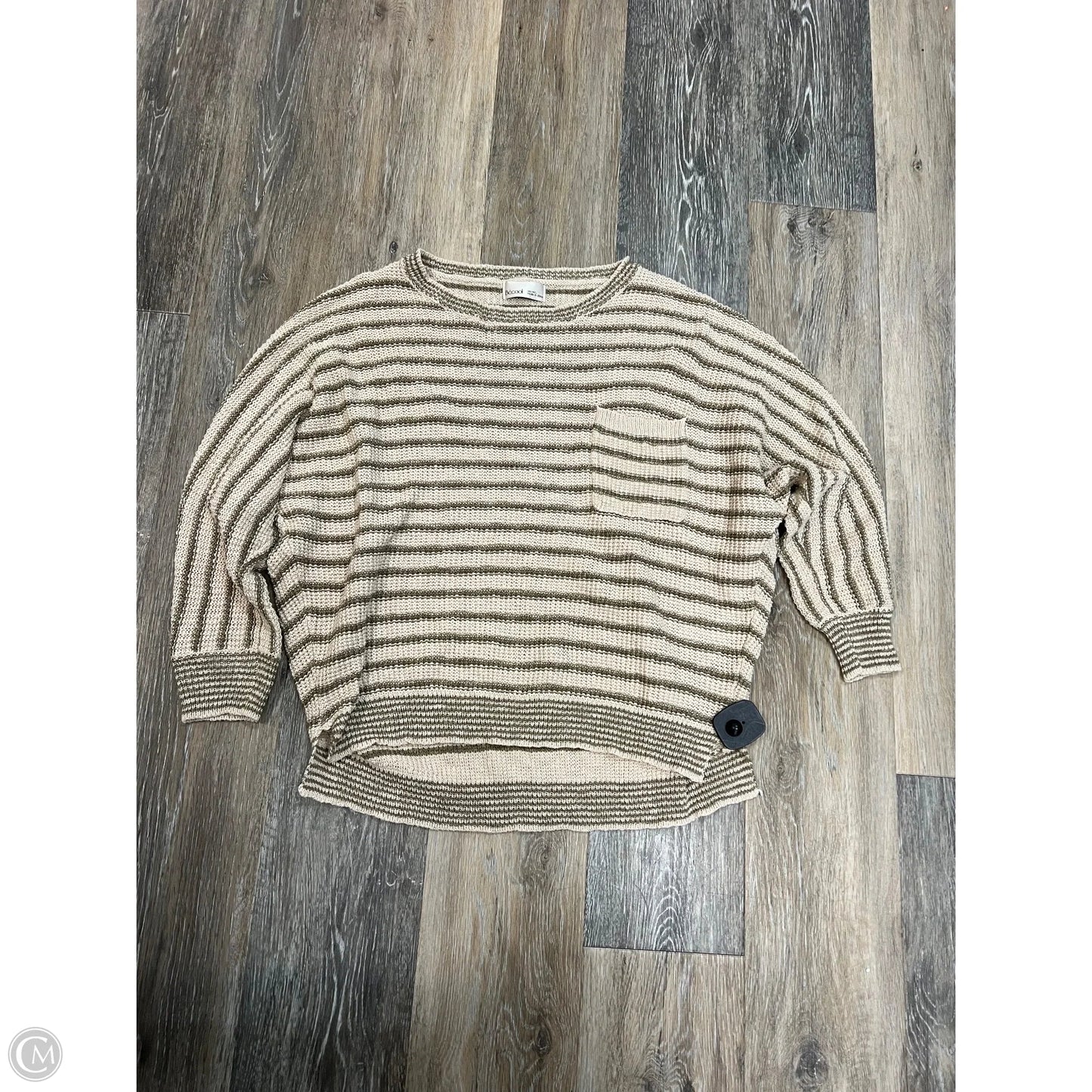 Sweater By Be Cool In Tan, Size: M/L