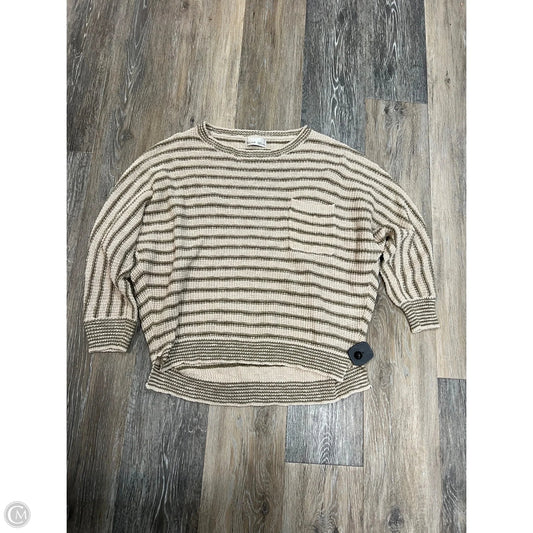 Sweater By Be Cool In Tan, Size: M/L